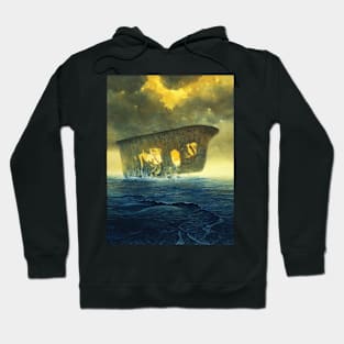 Beksinski - Seascapes by Polish painter Hoodie